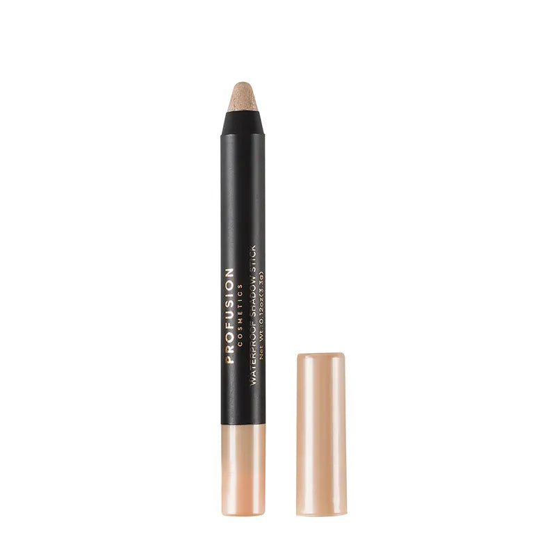 Profusion Cosmetics Eye Sparkler Shadow Stick with shimmering eyeshadow in a sleek, portable stick for eye makeup.