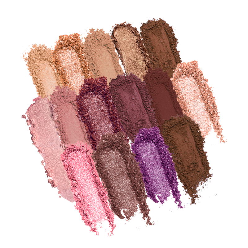 Profusion Cosmetics Artistry 21 Shade Eyeshadow Palette with a variety of colorful and neutral tones for eye makeup.