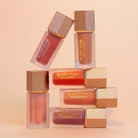 Profusion Cosmetics Blush Hour Soft Matte Liquid Blush on face, showing peachy pink shade and smooth, blendable texture.