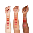Profusion Cosmetics Blush Hour Soft Matte Liquid Blush in Bellini, showing a smooth, natural pink blush on the face.