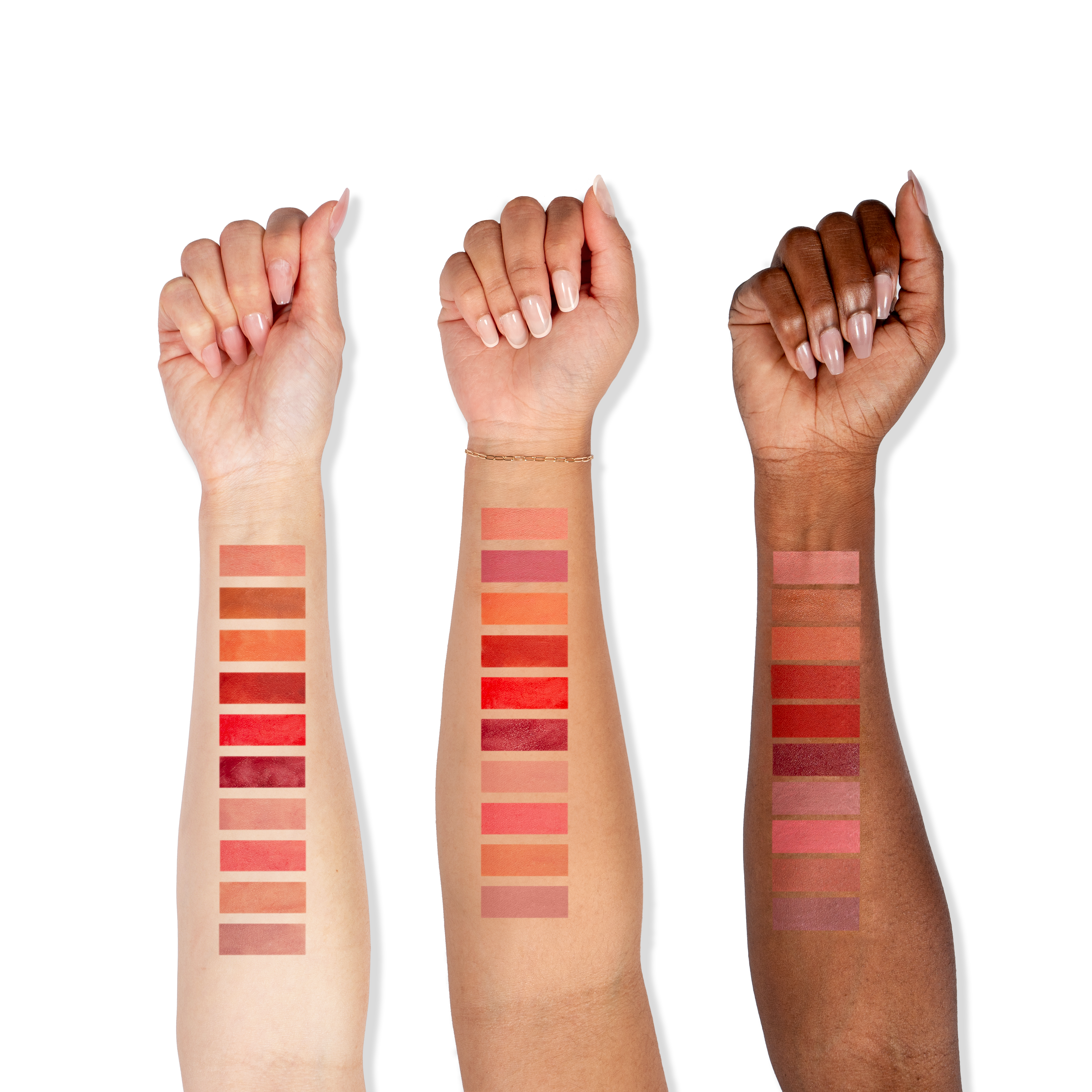 Profusion Cosmetics Blush Hour Soft Matte Liquid Blush in Bellini, showing a smooth, natural pink blush on the face.