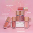 Profusion Cosmetics Blush Hour Soft Matte Liquid Blush on face, peachy pink shade, smooth and natural finish.