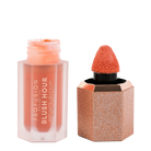 Profusion Cosmetics Blush Hour Soft Matte Liquid Blush on face with Bellini shade, showcasing smooth, natural-looking blush application.