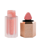 Profusion Cosmetics Blush Hour Soft Matte Liquid Blush on face, showing a natural peachy pink shade and smooth matte finish.