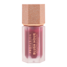 Profusion Cosmetics Blush Hour Soft Matte Liquid Blush in Bellini, showing a smooth, peachy-pink face blush on model's cheek.