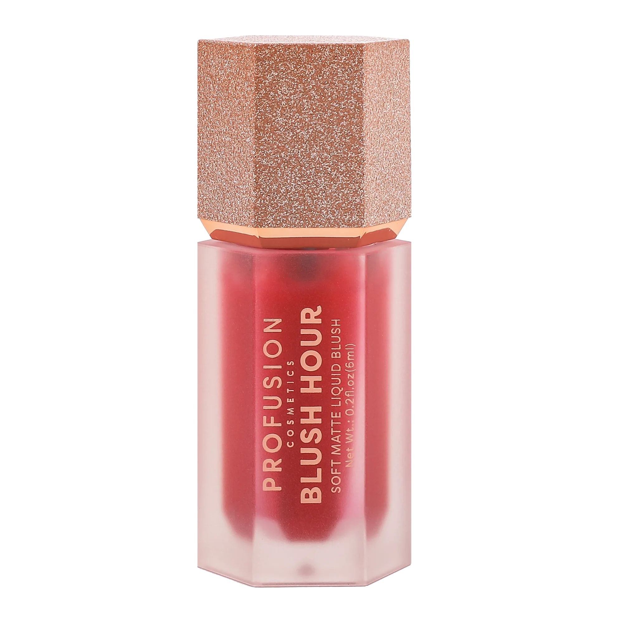 Profusion Cosmetics Blush Hour Soft Matte Liquid Blush in Bellini, a face makeup product with a smooth, matte finish.