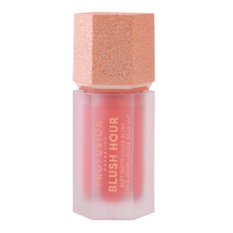 Profusion Cosmetics Blush Hour Soft Matte Liquid Blush in Bellini, a face makeup product with a smooth, matte finish.