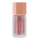 Profusion Cosmetics Blush Hour soft matte liquid blush on face, showing peachy pink shade and smooth texture.