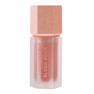 Profusion Cosmetics Blush Hour Soft Matte Liquid Blush on face with peachy Bellini shade, smooth and natural-looking finish.