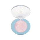 Profusion Cosmetics Bouncy Glow Frosted Holo Face Highlighter with open compact showing shimmering, frosted holographic finish.