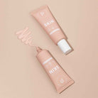Profusion Cosmetics Cloud Skin Blurring Face Primer applied on skin, smooths and enhances complexion for a flawless, matte finish.