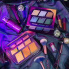 Profusion Cosmetics Euphoric Glam Starlight Face Palette with shimmering highlighters and blushes in a sleek compact.