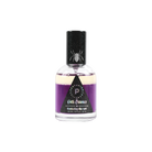 Profusion Cosmetics Gothic Essence-Illuminating Skin Mist spray on face, highlighting dewy, glowing skin with dark gothic aesthetic.