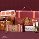 Profusion Cosmetics Harry Potter Hogwarts holiday face beauty set with themed makeup products and packaging.