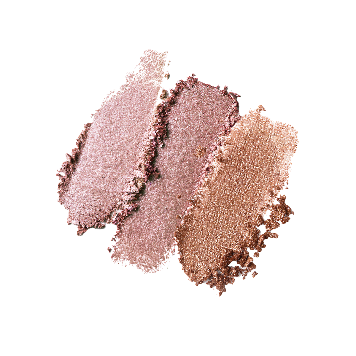Profusion Cosmetics Harry Potter Hogwarts™ Beauty Set face palette with three shades and swatches on skin.