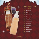 Profusion Cosmetics Harry Potter Lumos illuminating setting spray for face, with magical packaging and fine mist spray.