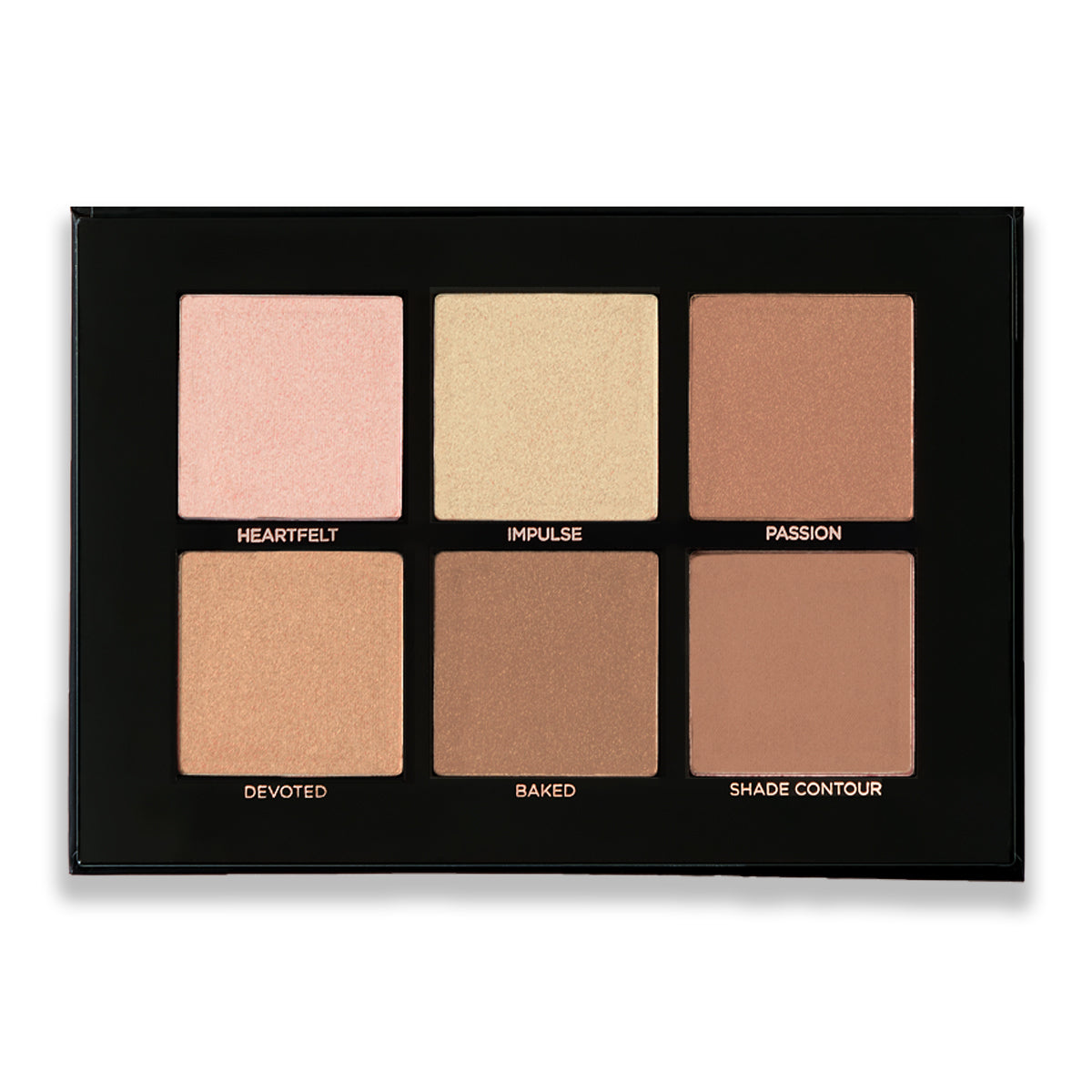 Profusion Cosmetics Studio Icon Collection face highlight and contour palette with shades for sculpting and glowing skin.
