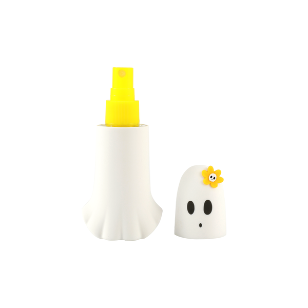 Profusion Cosmetics Monster Bash Spooky Seal Setting Spray for face, with spooky-themed design and spray nozzle visible.