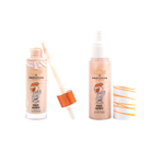 Profusion Cosmetics Peanuts Halloween Magic Mummy illuminating face primer and setting spray set, featuring themed Halloween packaging.