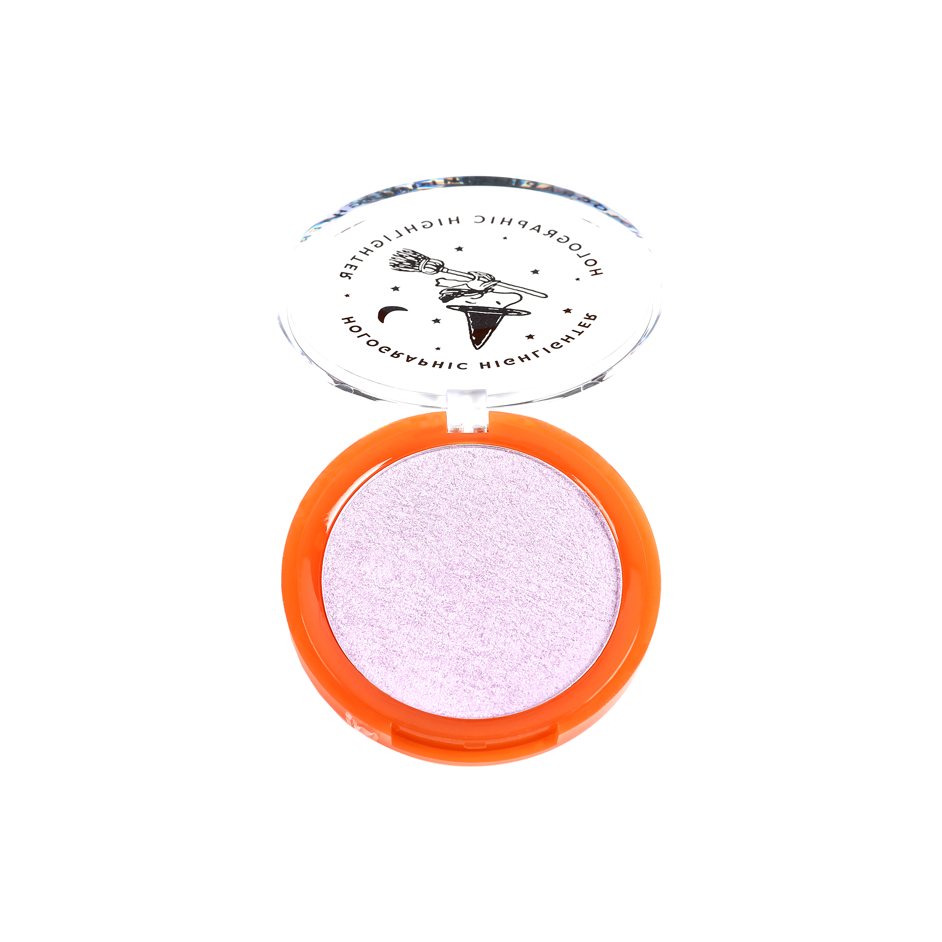 Profusion Cosmetics Peanuts Halloween Spooktacular Glow holographic face highlighter with a spooky, luminous glow and holographic finish.