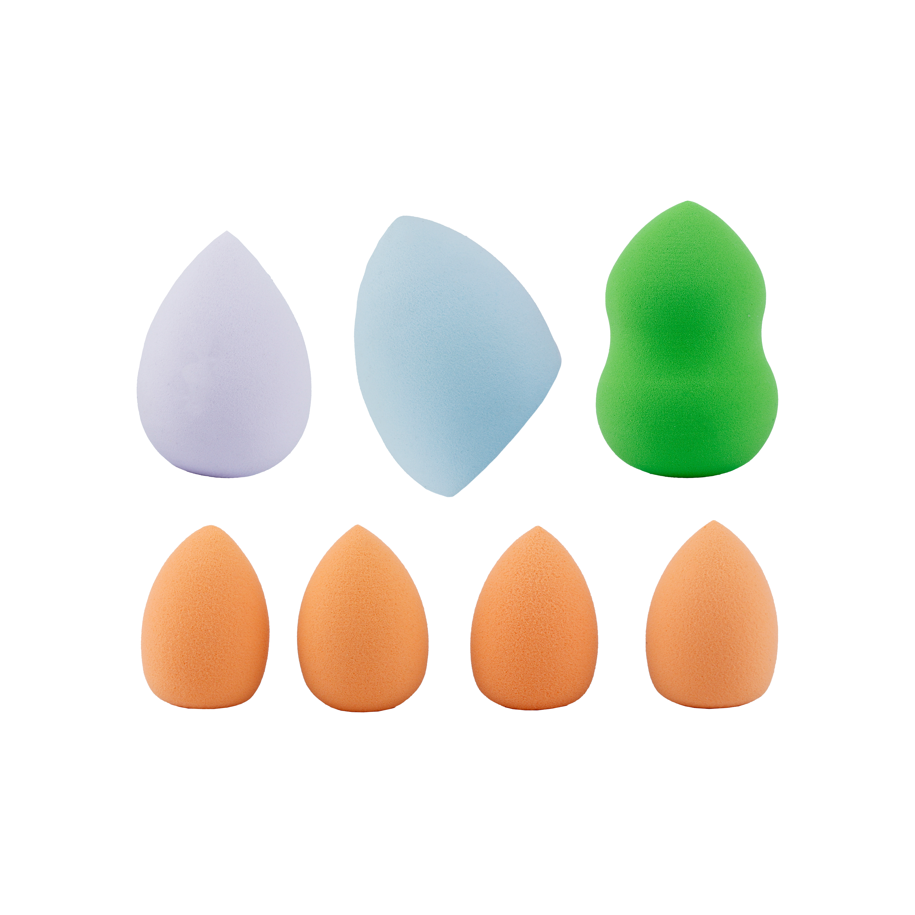 Profusion Cosmetics Petal Perfect Blossom Beauty Sponge Set for face, soft makeup blending sponges in floral-inspired design.