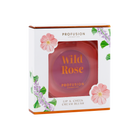 Profusion Cosmetics Petal Perfect Wild Rose face cream blush on a neutral background, showcasing the soft pink shade and compact packaging.