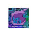 Profusion Cosmetics Sea Witch Cream Blush in Violet Wave, a face blush with a vibrant purple hue and smooth texture.