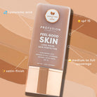 Profusion Cosmetics Feel Good Skin Hydrating Skin Perfector for face, in fair shade, with a smooth, glowing finish.