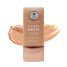 Profusion Cosmetics Feel Good Skin Hydrating Skin Perfector for face with a natural finish, in shade fair, showing the product and packaging.