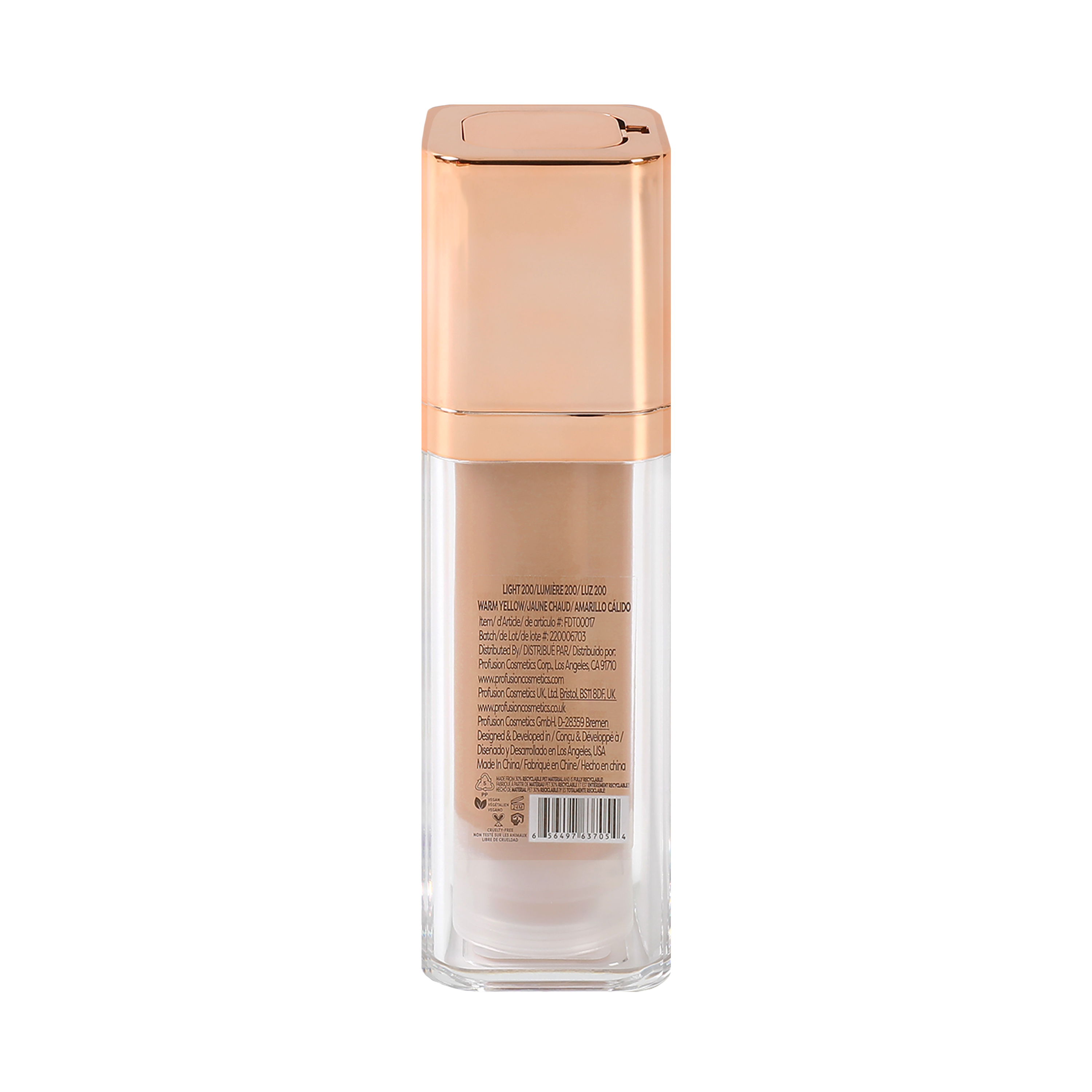 Profusion Cosmetics Feel Good Skin Long Wear Skin Perfector for face, provides natural-looking, long-lasting skin glow and coverage.