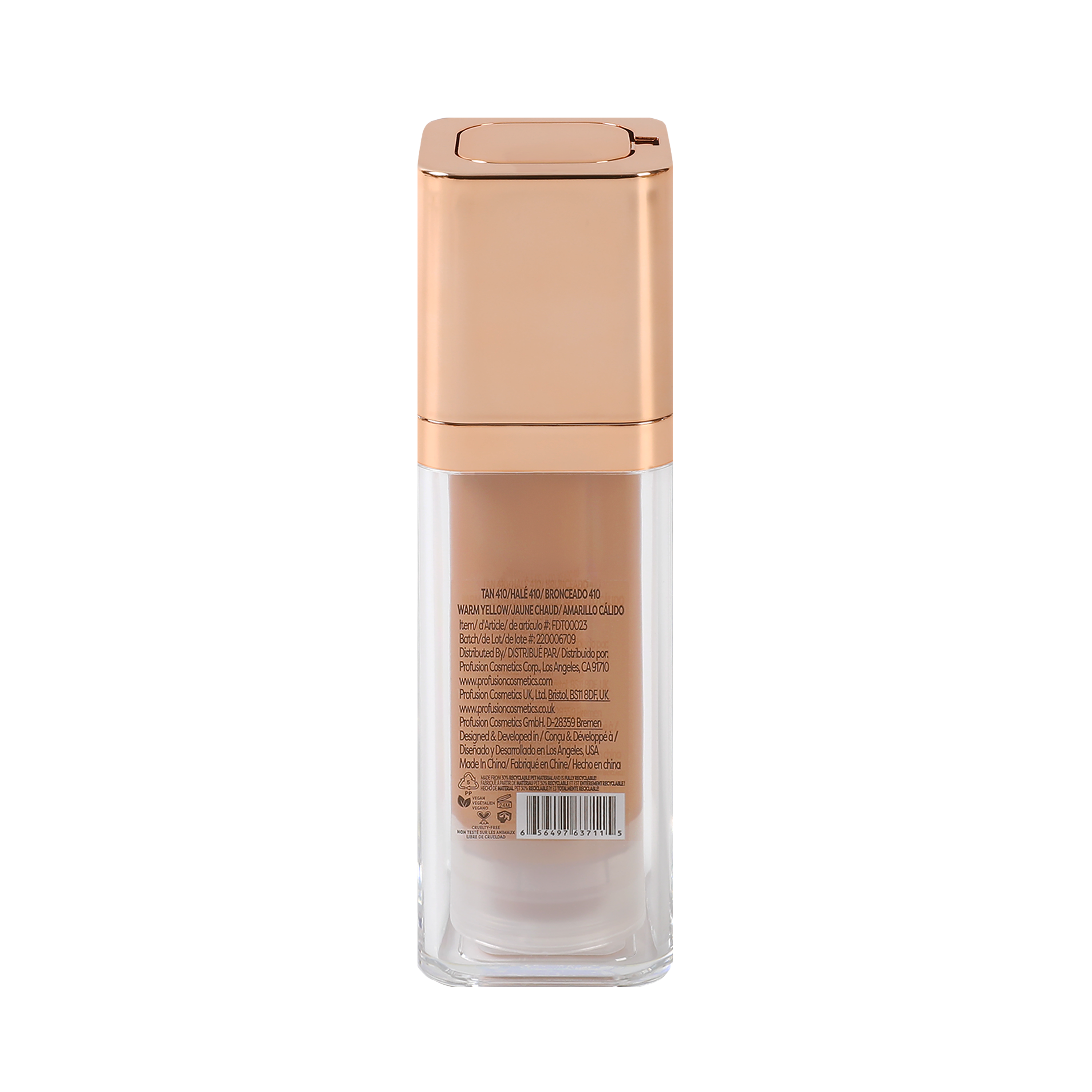 Profusion Cosmetics Feel Good Skin Long Wear Skin Perfector face product in fair shade, showcasing smooth, natural skin finish.
