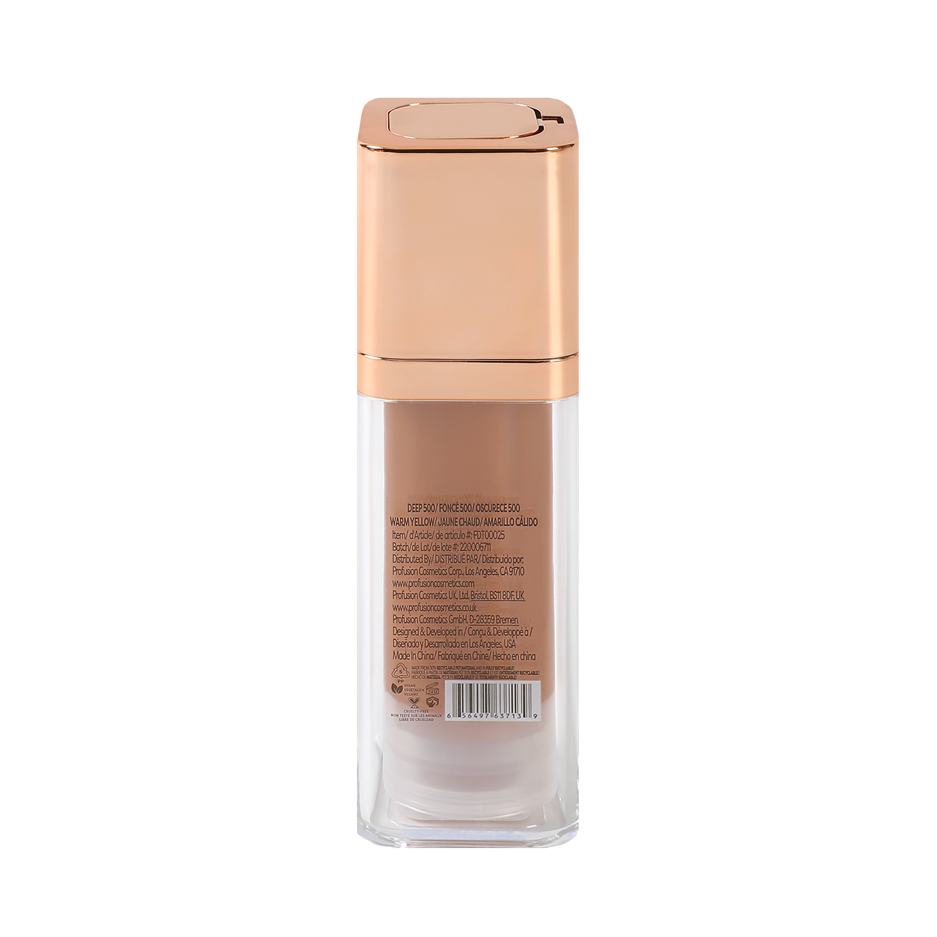 Profusion Cosmetics Feel Good Skin Long Wear Skin Perfector face product in fair shade, providing natural, radiant skin coverage.