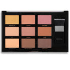 Profusion Cosmetics Sculpt & Glow face highlighter with goldstone for luminous skin and contouring.