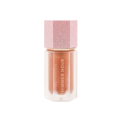 Profusion Cosmetics Shimmer Hour Liquid Blushlighter on a face with peach-mimosa shades, showcasing a luminous, glowing finish.