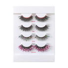 Profusion Cosmetics It's a Vibe Lash Fest 4-pair lash set with natural and dramatic false eyelashes on a clear background.