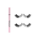 Profusion Cosmetics Matcha Love 2 Pair Lashes with glue, natural false eyelashes for a lush, green-themed eye look.
