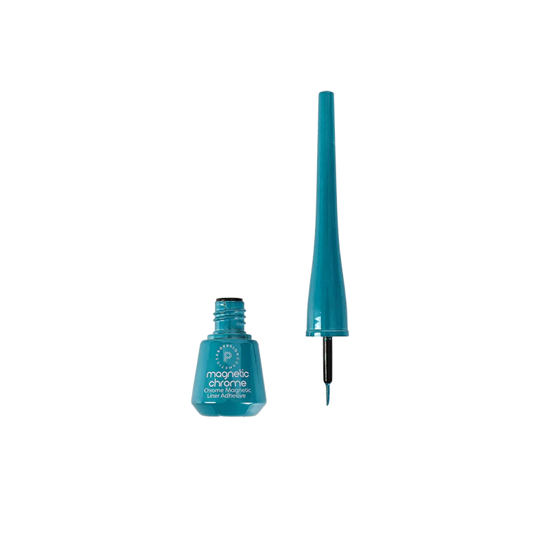 Profusion Cosmetics Metachrome Meta Lashes 5-piece magnetic false eyelashes, close-up of black lash strips with magnetic detailing.