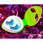 Profusion Cosmetics UFO SFX glow-in-the-dark lashes with dramatic, luminous lash design for special effects or costume wear.
