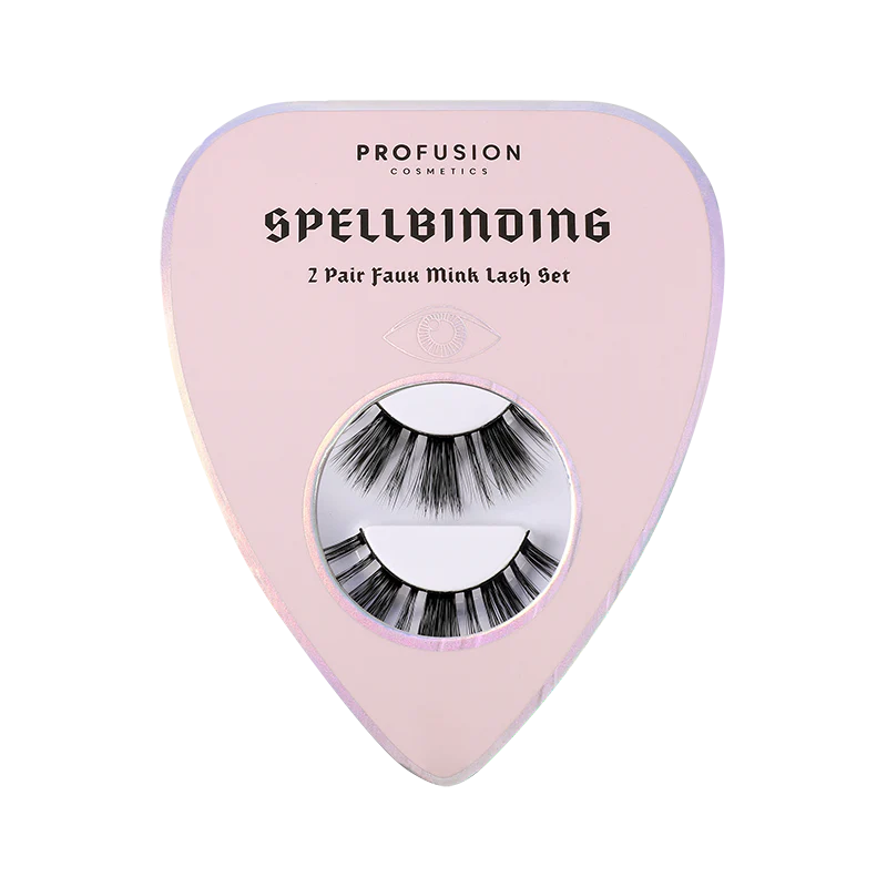 Profusion Cosmetics Spellbinding Faux Lashes with natural, full lash design for a dramatic eye look