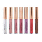 Profusion Cosmetics Frosted Snow Sparkle lip gloss set with shimmering, frosted finish in a variety of glossy lip products.