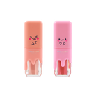 Profusion Cosmetics Fruity Tea Lip Tins with lychee and grapefruit flavors, featuring colorful packaging and lip balm containers.