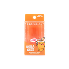 Profusion Cosmetics Boba Kiss nourishing lip mask in matcha latte flavor, showing creamy texture and packaging.