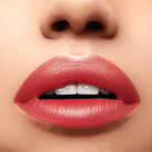 Profusion Cosmetics Perfect Pout Soft Matte Lip Tint applied to lips, showcasing smooth, velvety finish in natural lighting