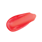 Profusion Cosmetics Jelly Drop Lip and Cheek Stain in Coral Crush, showing the lip and cheek tint on a model's lips and cheeks.