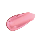 Profusion Cosmetics Jelly Drop Lip & Cheek Stain in Coral Crush, showing vibrant, glossy lip and cheek application on lips.