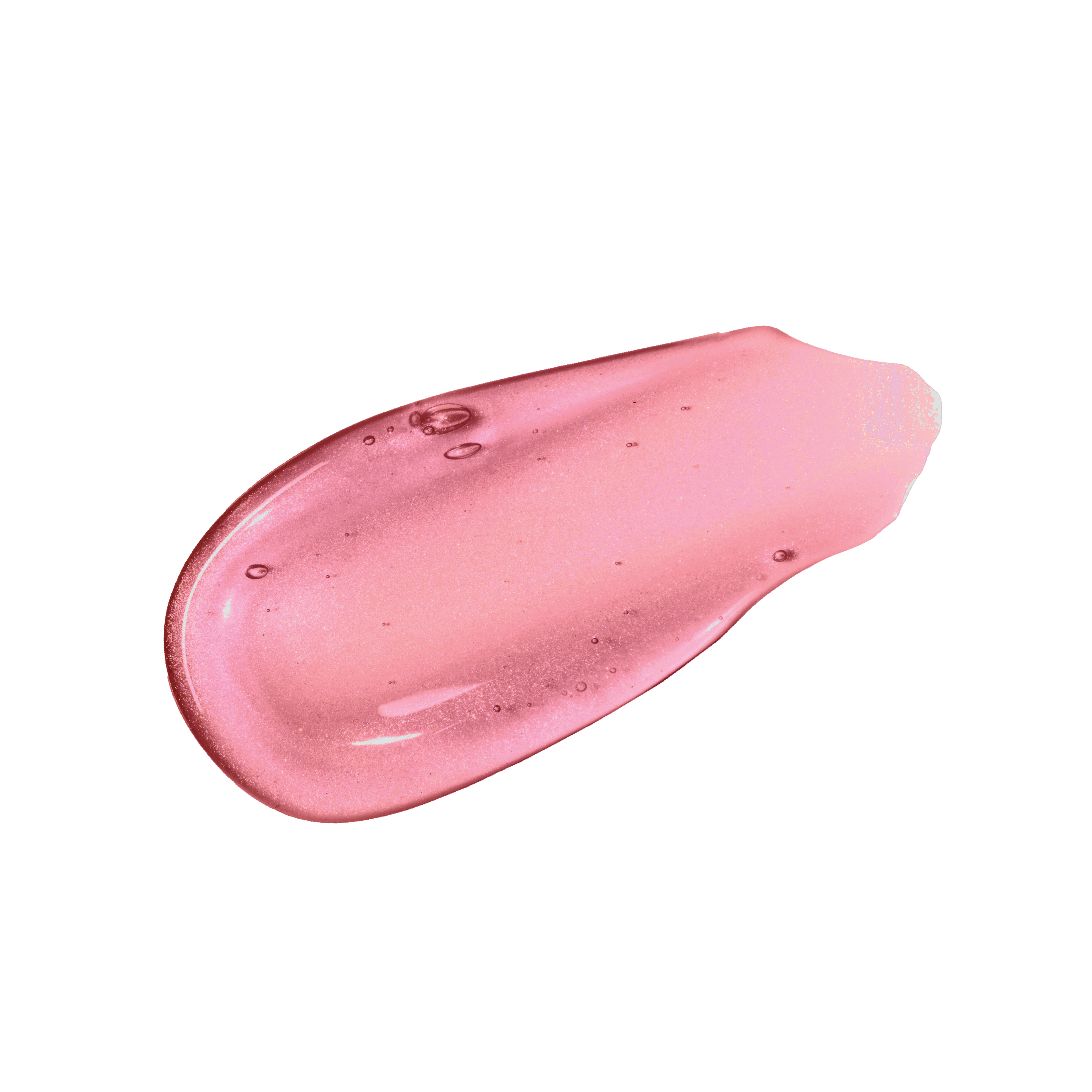 Profusion Cosmetics Jelly Drop Lip & Cheek Stain in Coral Crush, showing vibrant, glossy lip and cheek application on lips.