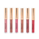 Profusion Cosmetics Glossy Pout 6-piece lip gloss set with shiny, colorful lip glosses displayed on a white background.