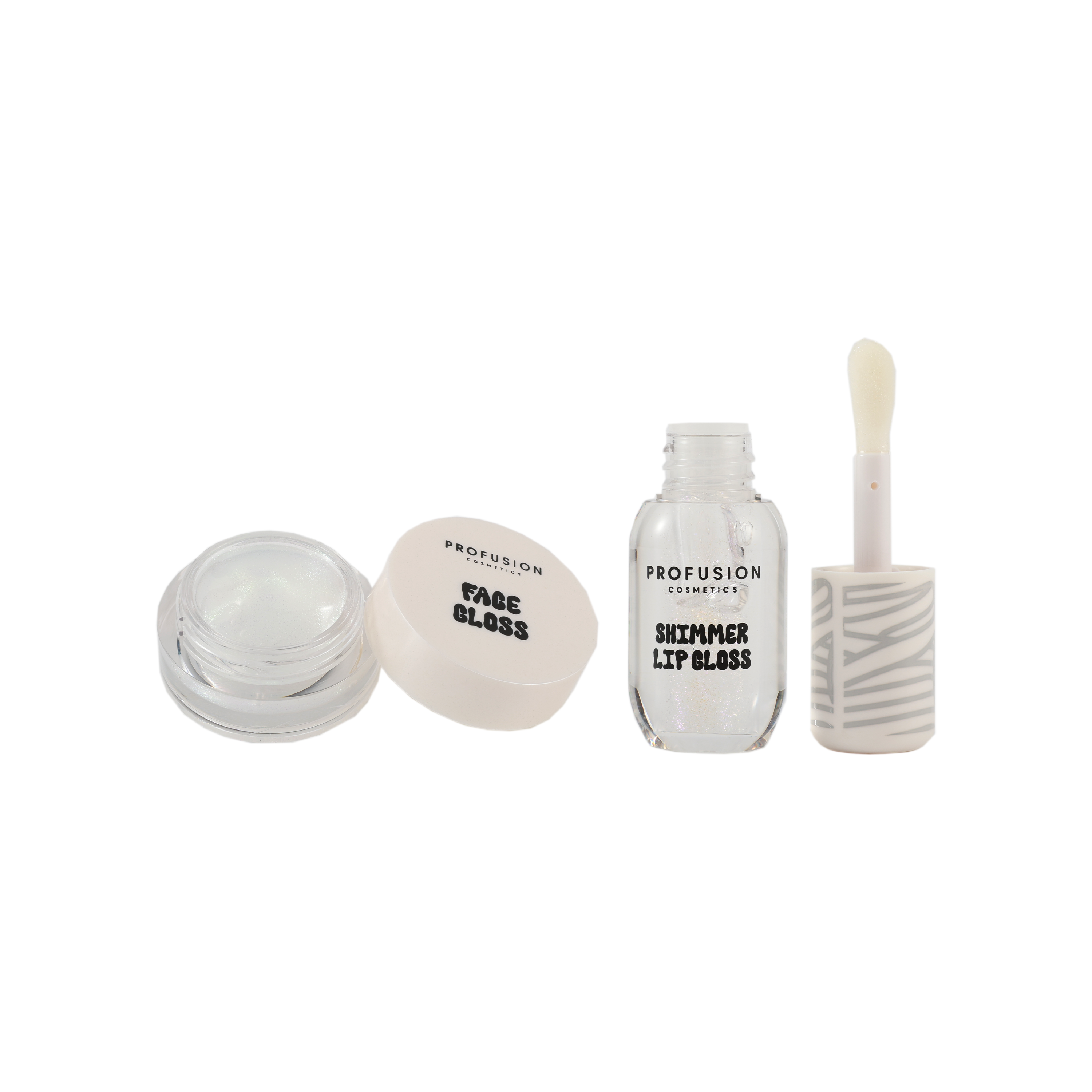 Profusion Cosmetics Monster Bash Mummy Glow luminous face and lip gloss duo, featuring vibrant lip shades and glowing accents.