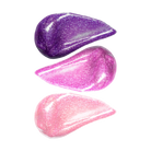 Profusion Cosmetics Sea Witch 3 PC Shimmer Lip Gloss set showing three shimmering lip glosses on lips.
