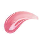 Profusion Cosmetics Glowy Jelly Gloss on lips, nourishing pink jelly lip gloss with a glossy finish and subtle shine.